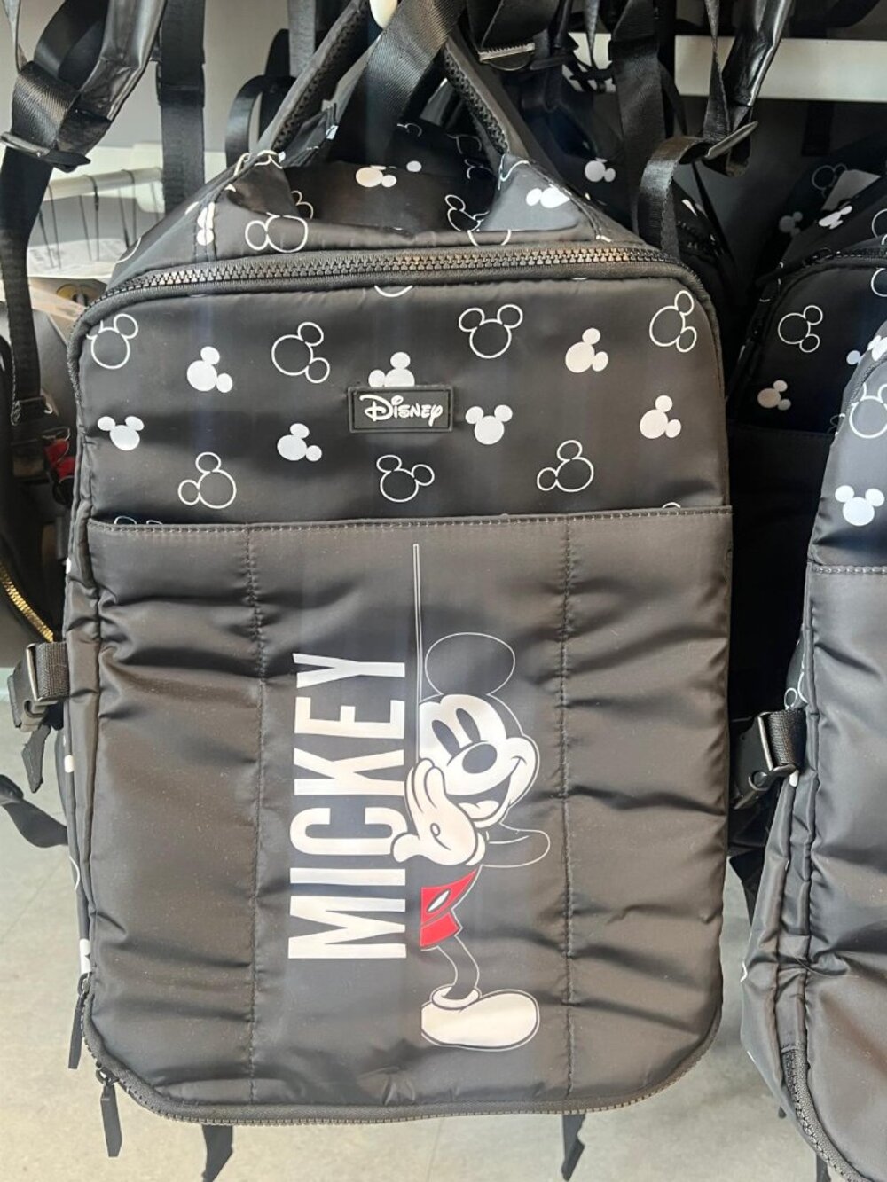 Disney Mickey Mouse Black Backpack